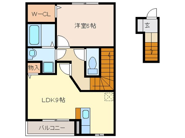 ブリリアント白子Ⅱの物件間取画像